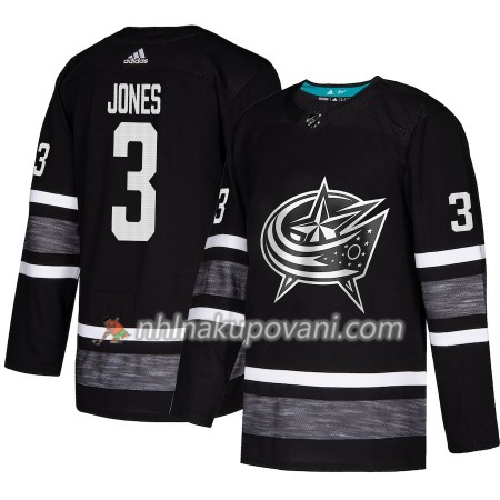 Columbus Blue Jackets Dresy Seth Jones 3 Černá 2019 NHL All-Star Adidas Authentic - Pánské Columbus Blue Jackets Dresy Seth Jones 3 Černá 2019 NHL All-Star Adidas Authentic - Pánské